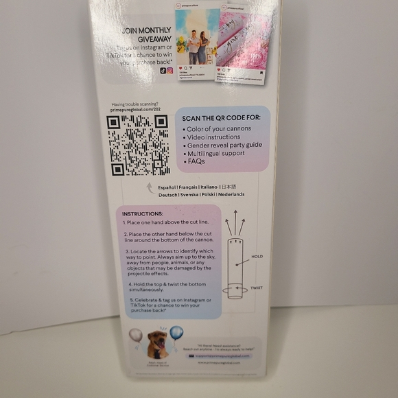 Prime Pure Gender Reveal Cannons Blue - Picture 8 of 10